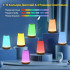 Настільна RGB LED лампа з акумулятором і сенсорним керуванням