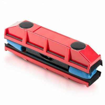 Щітка магнітна для миття скла з двох сторін Glider Червона Щітка магнітна для миття скла з двох сторін Glider Червона