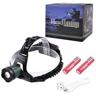 Налобний ліхтар POLICE BL-2188-T6, водонепроникний ліхтар, головний ліхтарик, потужний акумуляторний 