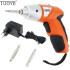 Шуруповерт викрутка Електрична PRO TUOYE з бітами та адаптером, електро шуруповерт, компактний легкий 