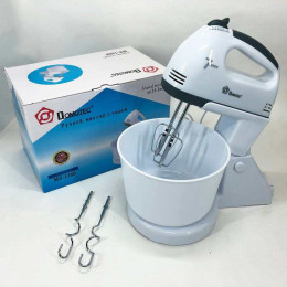 Міксер побутовий 7 швидкостей із чашею 2 л Domotec MS-1366, міксер кухонний стаціонарний, кухонний тістоміс