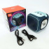 Портативна Bluetooth колонка TG359 7W з підсвічуванням RGB, акумуляторна колонка для музики. Колір: синій 