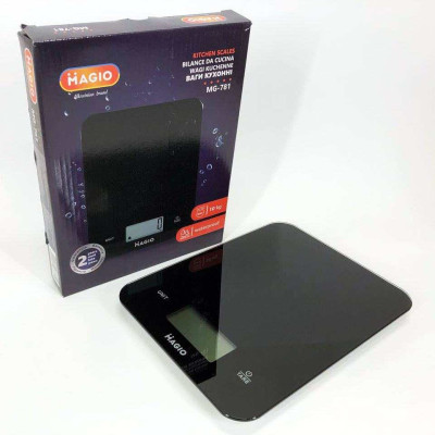 Ваги кухонні MAGIO MG-781 водонепроникні, ваги для зважування продуктів, ваги харчові 