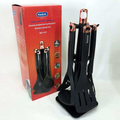Набір кухонних приладів Magio MG-1127, силіконове кухонне приладдя, набір кухонних приладів 