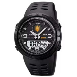 Годинник наручний чоловічий SKMEI 5561/1655BKWT, спортивний, Чоловічий армійський водостійкий тактичний годинник Годинник наручний чоловічий SKMEI 5561/1655BKWT, спортивний, Чоловічий армійський водостійкий тактичний годинник