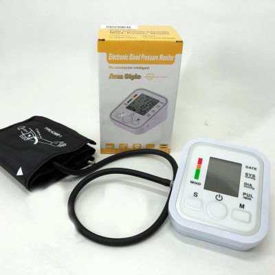 Автоматичний тонометр ARM Style B02R з індикатором аритмії, гарний апарат для вимірювання тиску 
