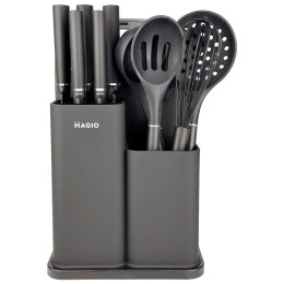 Набір силіконових кухонних речей Magio MG-1097B набір ножів лопаток 12 предметів