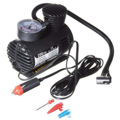 Автомобільний компресор насос Air Pomp Ji030 Товари для автомобіля надути колеса за 2 хвилини 