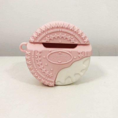 Чохол AirPods печиво. Колір рожевий 