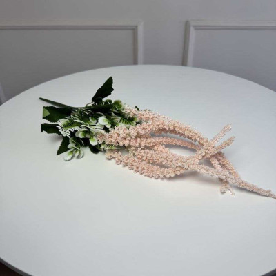 Гілка амаранту штучна 5шт/уп. Колір: світло-рожевий Гілка амаранту штучна 5шт/уп. Колір: світло-рожевий