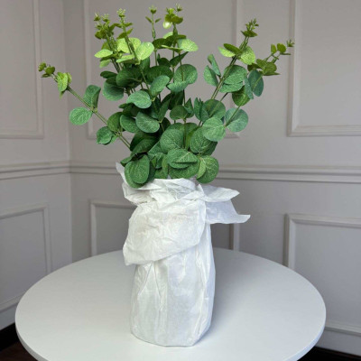 Букет евкаліпту штучний для декору 5шт/уп. зелений Букет евкаліпту штучний для декору 5шт/уп. зелений