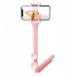 Гнучкий тримач для телефону з універсальними присосками Cute Worm Lazy Holder. Колір: рожевий 