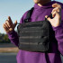 Тактична нагрудна сумка з Cordura 1000D, розгрузка чоловіча чорна 