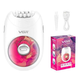 Епілятор жіночий акумуляторний VGR V-706 PINK Епілятор жіночий акумуляторний VGR V-706 PINK