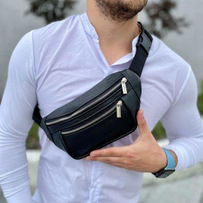 Бананка з натуральної шкіри. Відмінна якість сумки на пояс. Модель: 74132 Бананка з натуральної шкіри. Відмінна якість сумки на пояс. Модель: 74132