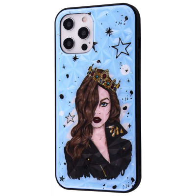 Чохол для Apple Iphone 12 Pro Max королева. Колір блакитний Чохол для Apple Iphone 12 Pro Max королева. Колір блакитний