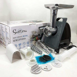 М'ясорубка Suntera SMG-5421B 1800 Вт, м'ясорубка електрична для м'яса, м'ясорубка для домашньої ковбаси М'ясорубка Suntera SMG-5421B 1800 Вт, м'ясорубка електрична для м'яса, м'ясорубка для домашньої ковбаси
