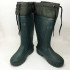 Чоботи якісні гумові утеплені високі 41р 27см, чоботи гумові чоловічі рибальські 