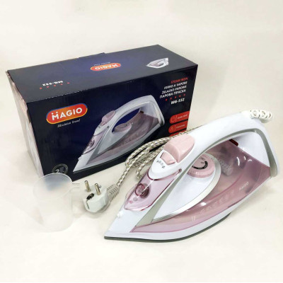 Праска MAGIO MG-532, праска електрична парова, парова праска відпарювач, професійна парова праска 