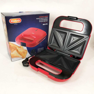 Бутербродниця сендвічниця MAGIO MG-376 750 Вт, бутербродниця електрична, електрична сендвічниця Бутербродниця сендвічниця MAGIO MG-376 750 Вт, бутербродниця електрична, електрична сендвічниця