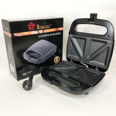 Сендвічниця DOMOTEC MS-7777, Електробутербродниця, Сендвічниця мультипекар, Бутербродниця електрична Сендвічниця DOMOTEC MS-7777, Електробутербродниця, Сендвічниця мультипекар, Бутербродниця електрична