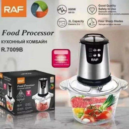 Універсальний подрібнювач кухонний RAF R.7009B чоппер зі скляною чашею 2л 800 Вт Універсальний подрібнювач кухонний RAF R.7009B чоппер зі скляною чашею 2л 800 Вт