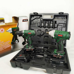 Інструменти на акумуляторах 1350 об/хв, 3000 уд/хв Boxer SR-035 дрель гайковерт набір