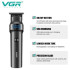 Машинка для стрижки волосся VGR V-987 BLACK, для стрижки посіченого волосся 