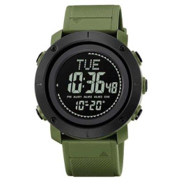 Годинник наручний чоловічий SKMEI 2095AG, годинник тактичний протиударний, армійський годинник. Колір: зелений Годинник наручний чоловічий SKMEI 2095AG, годинник тактичний протиударний, армійський годинник. Колір: зелений
