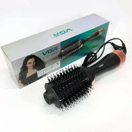 Фен-щітка волосся VGR V-492 Професійний іонний випрямляч, Електричний фен для сушіння волосся Фен-щітка волосся VGR V-492 Професійний іонний випрямляч, Електричний фен для сушіння волосся