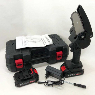 Міні пила 10см акумуляторна з двома акумуляторами в кейсі, акумуляторна мініпила сучкоріз Міні пила 10см акумуляторна з двома акумуляторами в кейсі, акумуляторна мініпила сучкоріз