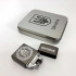 Дугова електроімпульсна запальничка USB Україна металева коробка HL-447. Колір: чорний Дугова електроімпульсна запальничка USB Україна металева коробка HL-447. Колір: чорний