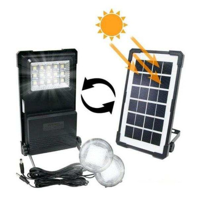 Сонячна станція портативна GDLITE GD-07А із сонячною панеллю та функцією Power Bank 