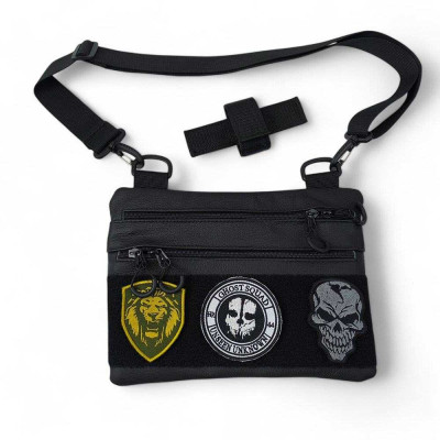 Чоловіча сумка кобура з натуральної шкіри, для скритого носіння з кобурою, чоловічий месенджер 