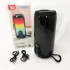 Bluetooth-колонка TG651 з RGB ПІДСВІТКОМ, акумуляторна колонка для музики, для вечірки. Колір: чорний 