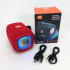 Портативна Bluetooth колонка TG339 5W з RGB підсвічуванням, Гучна блютуз колонка. Колір: червоний 