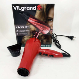 Фен Vilgrand VHD-2430 Колір: червоний Фен Vilgrand VHD-2430 Колір: червоний