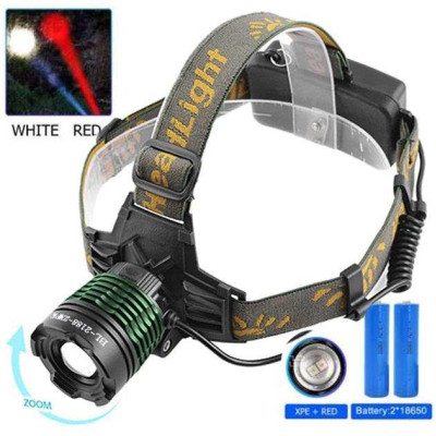 Акумуляторний ліхтар налобний Police 2188 2XPE (white+red) Акумуляторний ліхтар налобний Police 2188 2XPE (white+red)