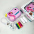 Дитячий фотоапарат миттєвого друку YT008 PINK FLAMINGO з підтримкою microSD Дитячий фотоапарат миттєвого друку YT008 PINK FLAMINGO з підтримкою microSD