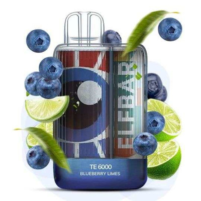 Elf Bar TE6000 5%. Чорниця Лайм (Blueberry Lime) Elf Bar TE6000 5%. Чорниця Лайм (Blueberry Lime)