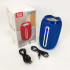 Портативна Bluetooth-колонка TG653 USB з ремінцем, Бездротова колонка портативна потужна. Колір: синій Портативна Bluetooth-колонка TG653 USB з ремінцем, Бездротова колонка портативна потужна. Колір: синій