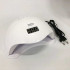 Лампа для манікюру Sun 5 nail lamp FD93-1 led для сушіння гель лаку з таймером для домашнього використання 