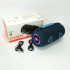 Bluetooth-колонка TG657 з RGB підсвічуванням 1500 mAh, музичні стовпчики для вулиці. Колір: синій 