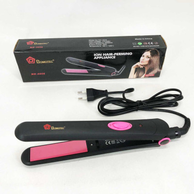 Щипці DOMOTEC MS-4908, випрямляч для волосся 2в1, стайлер для укладання, прасування для вирівнювання 