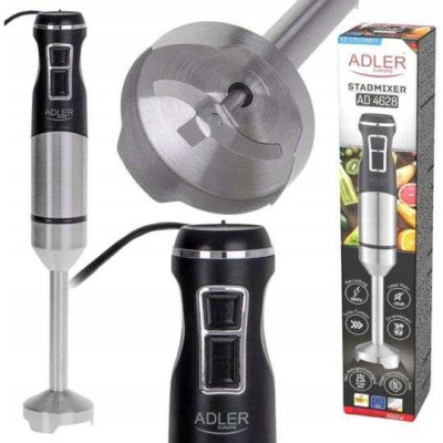 Блендер занурювальний Adler AD 4628 з функціями турбо та подрібнення льоду 