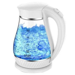 Чайник електричний Adler AD 1274 1.7л 2200Вт пластиковий з автоматичним вимкненням White Чайник електричний Adler AD 1274 1.7л 2200Вт пластиковий з автоматичним вимкненням White