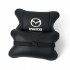 Набір шкіряних подушок Mazda з вишивкою логотипу + подарунок – шкіряний брелок Набір шкіряних подушок Mazda з вишивкою логотипу + подарунок – шкіряний брелок