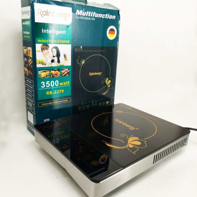 Індукційна плита на 1 конфорку Rainberg RB-2279 3500Вт LED-дисплей Індукційна плита на 1 конфорку Rainberg RB-2279 3500Вт LED-дисплей