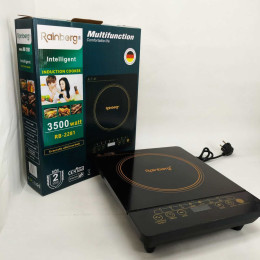 Індукційна варильна панель Rainberg RB-2281 з 1 конфоркою портативна 3500Вт