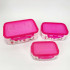 Комплект пластикових судків UNIQUE UN-1511. Колір: рожевий 